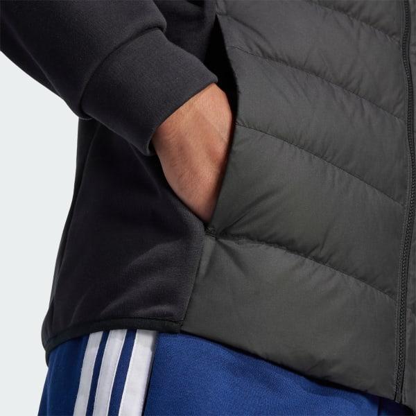 Essentials Hybrid Down Hooded Jacket Product Image