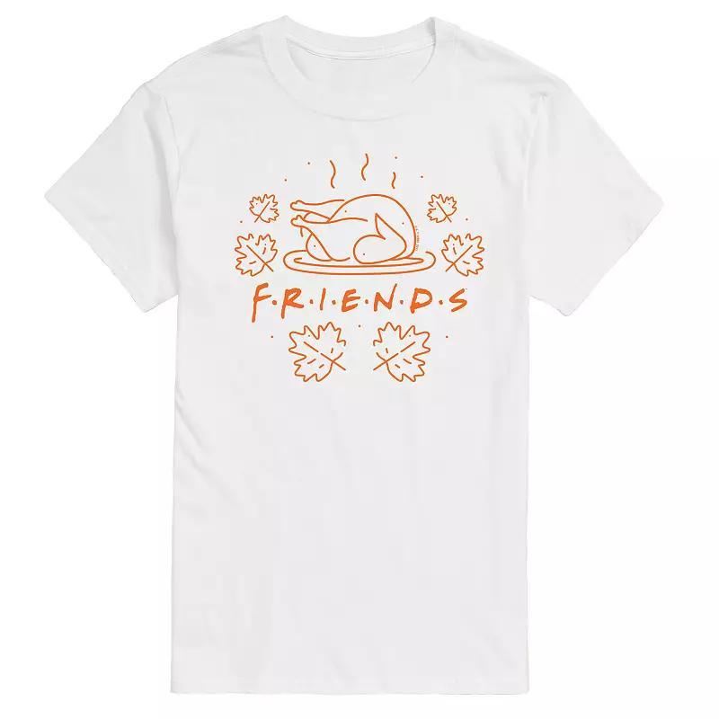 Big & Tall Friends Logo With Turkey Graphic Tee, Men's,  Product Image