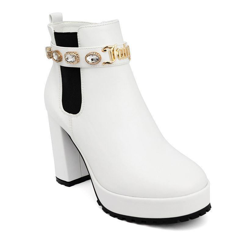 Juicy Couture Python Womens Block Heel Ankle Boots Product Image