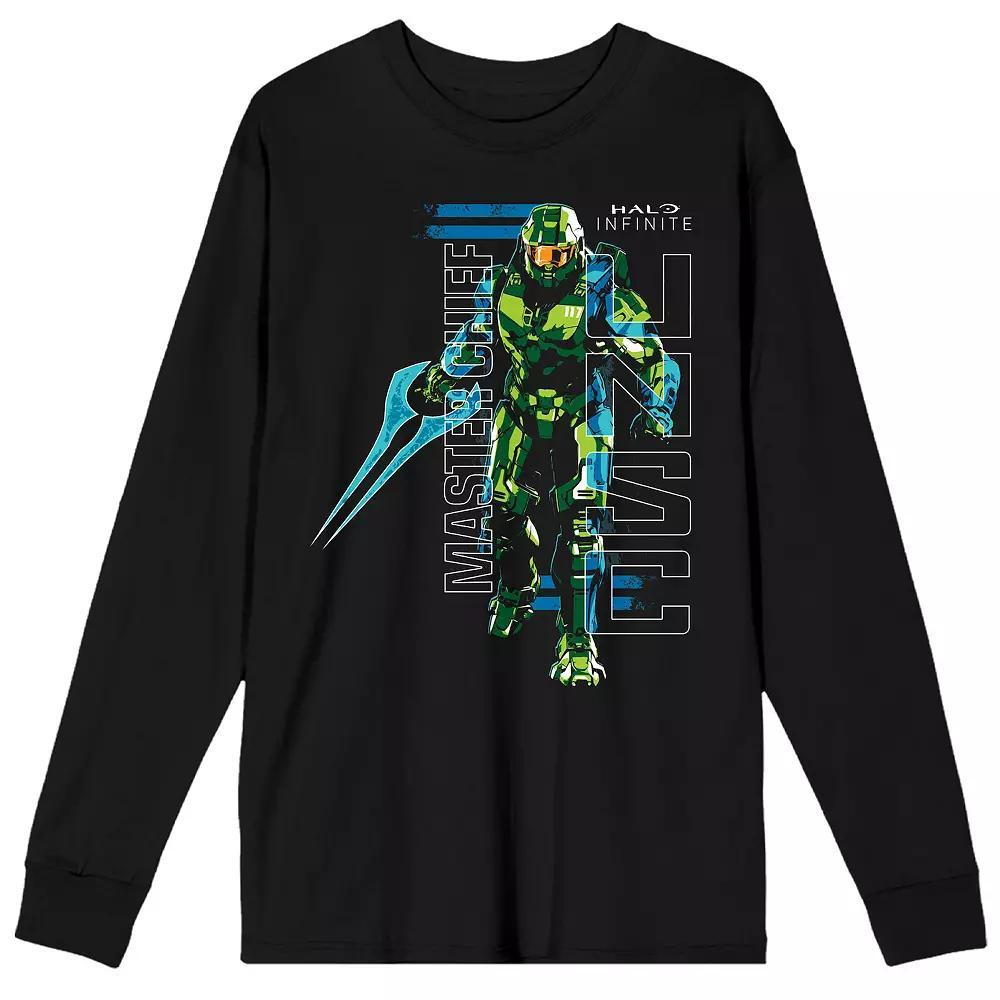 Men's Halo Infinite Master Chief Long Sleeve Graphic Tee,  Product Image