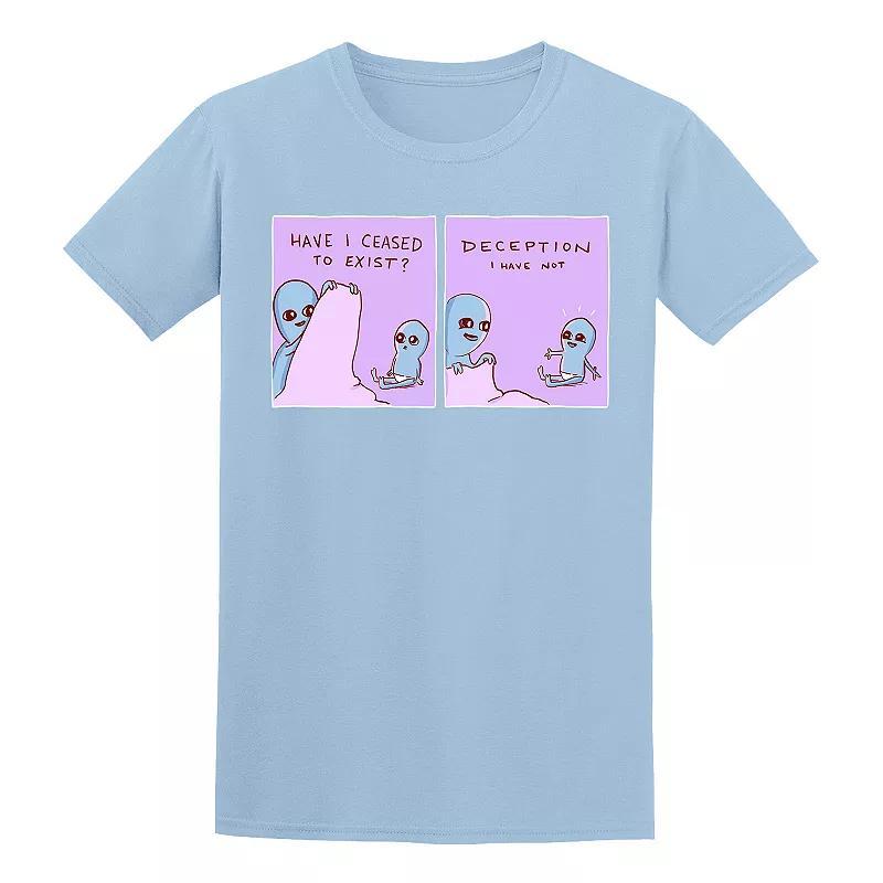 Men's COLAB89 by Threadless Strange Planet Tee, Size: Small, Light Blue Product Image