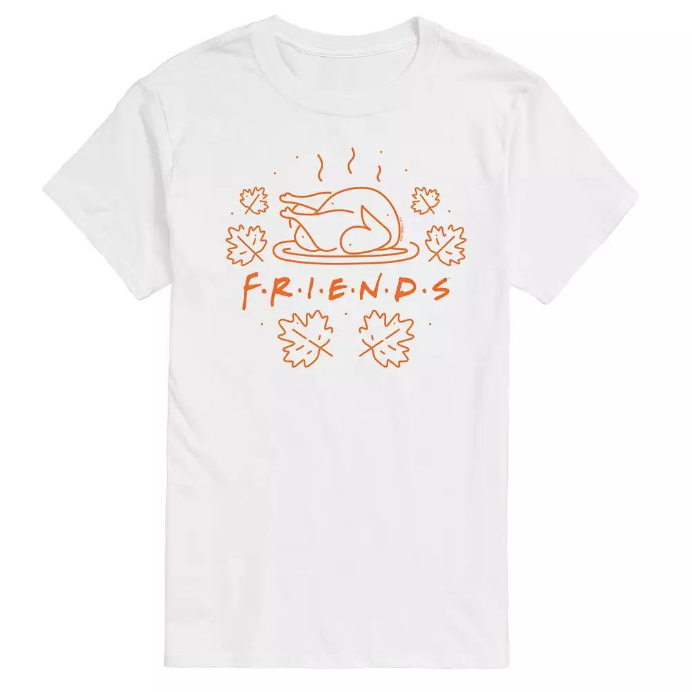 Big & Tall Friends Logo With Turkey Graphic Tee, Men's,  Product Image