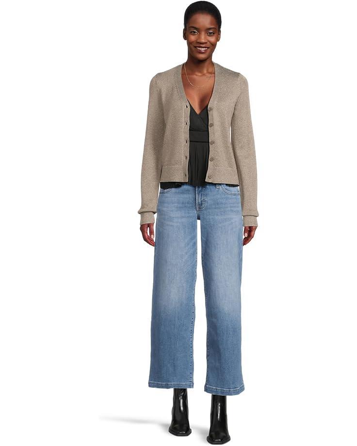 Tie Front Button Up Collared Blouse Product Image