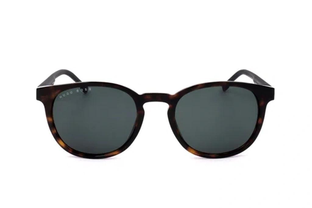 HUGO BOSS Boss  Round Frame Sunglasses In Brown Product Image