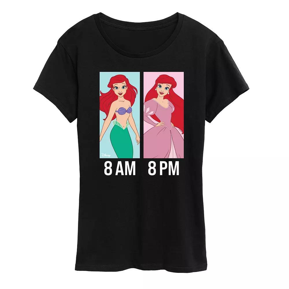 Disney Princess Ariel Women's AM to PM Graphic Tee,  Product Image