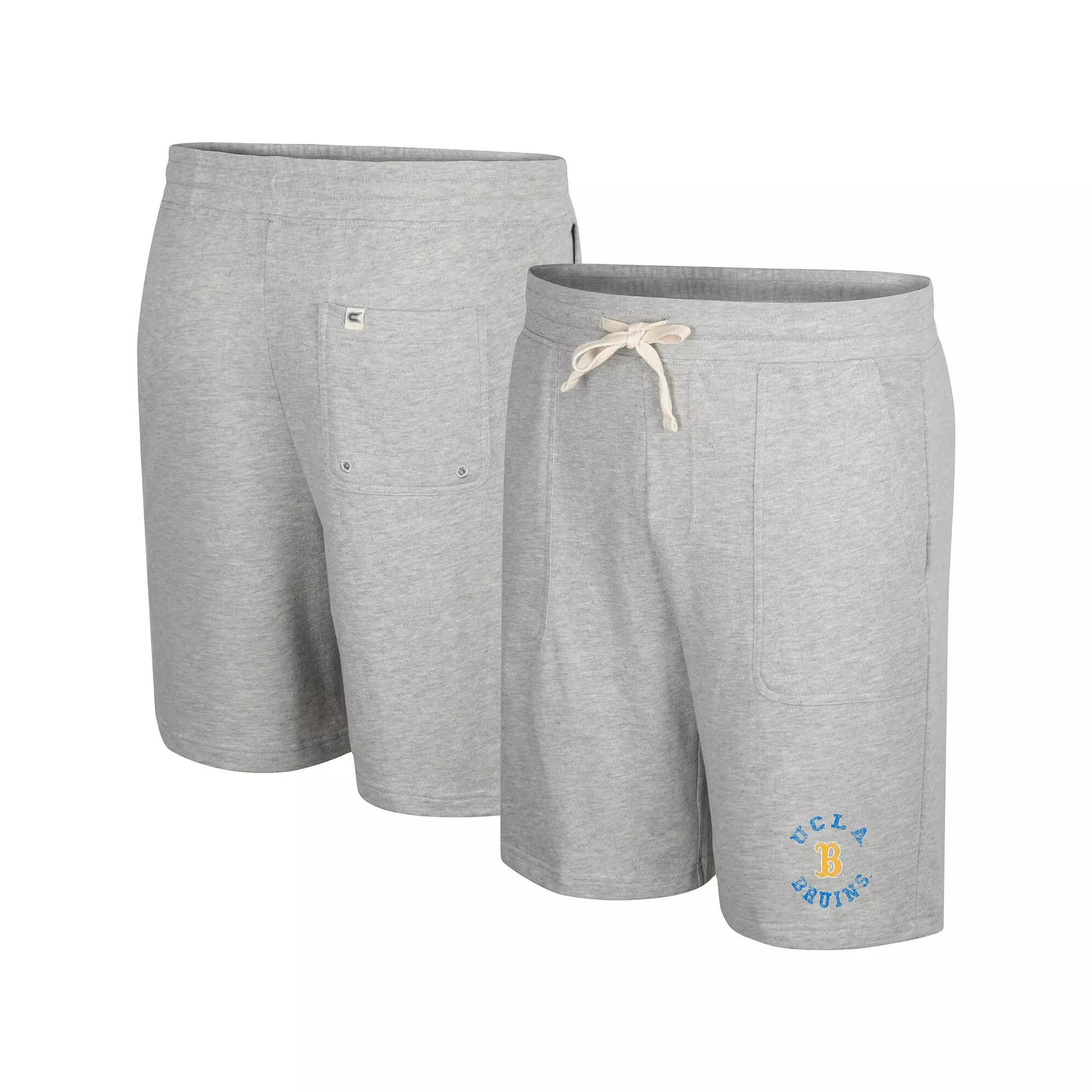 Men's Colosseum Heather Gray UCLA Bruins Love To Hear This Terry Shorts, Size: 2XL, Grey Product Image