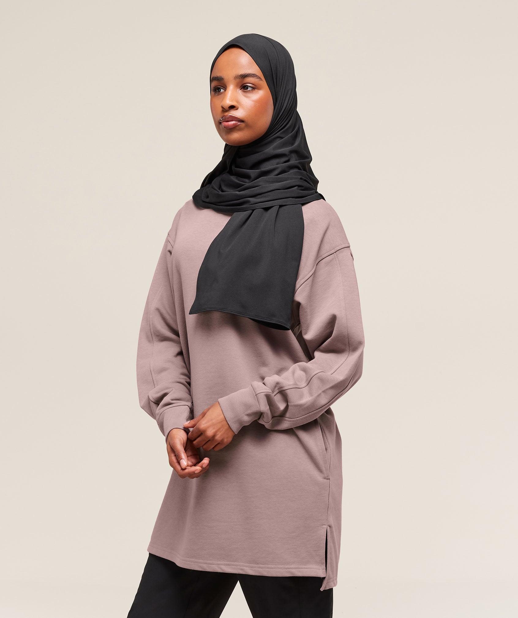 Gymshark Covered Pullover - Washed Mauve Female Product Image