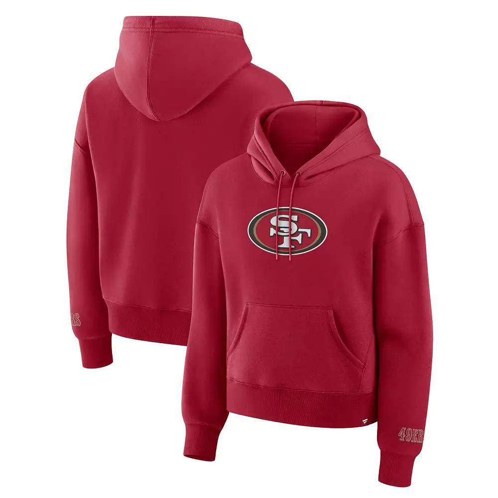 Women's Fanatics Scarlet San Francisco 49ers Legacy Fleece Pullover Hoodie,  Product Image