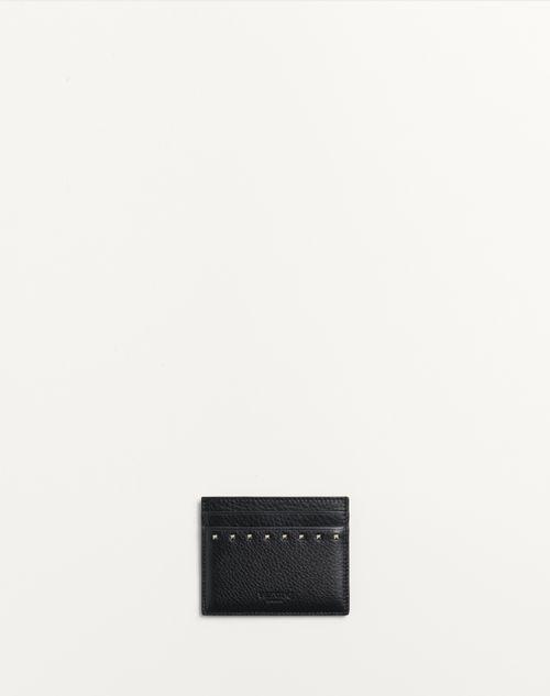 ROCKSTUD GRAINY CALFSKIN CARDHOLDER Product Image