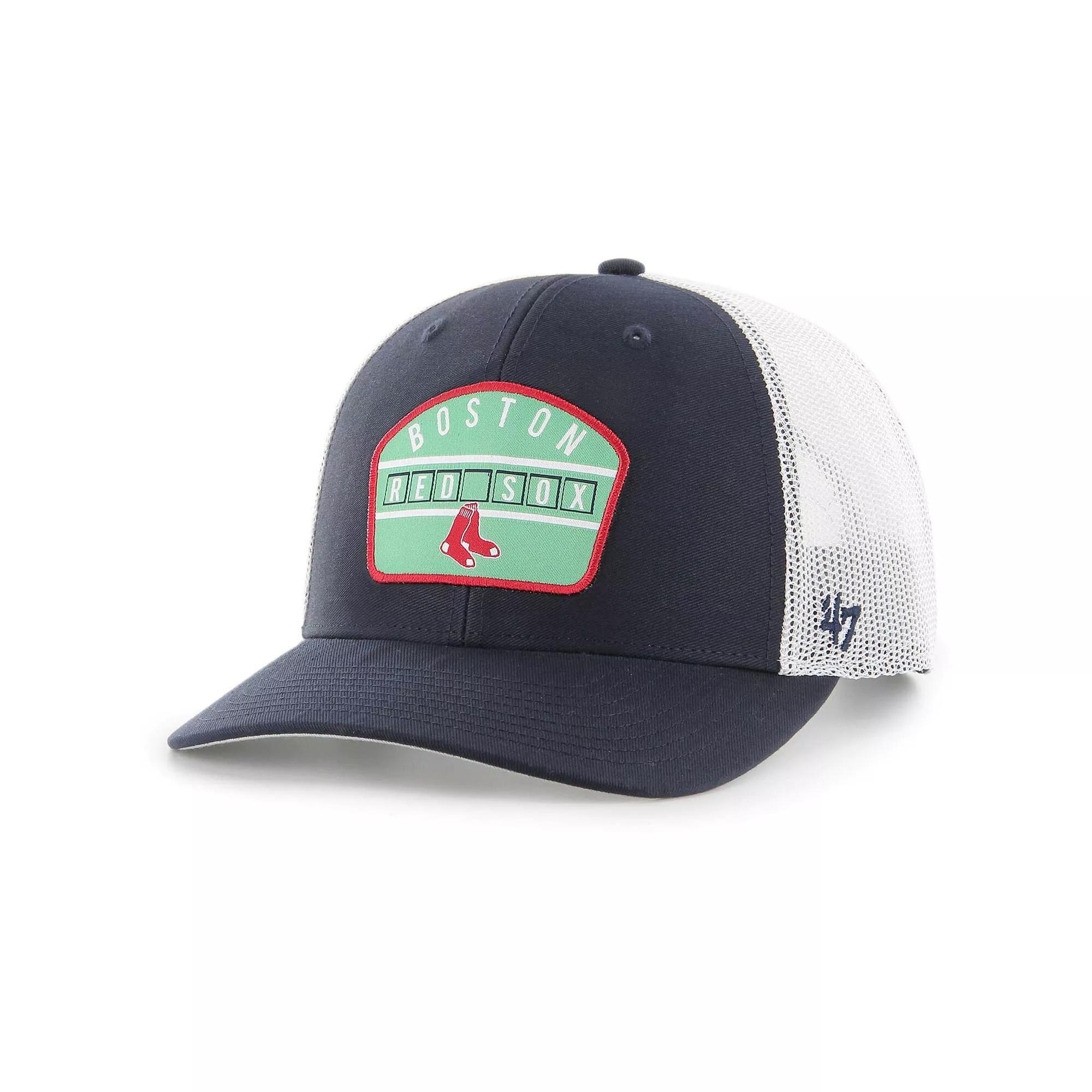 Men's '47 Navy Boston Red Sox Retro Region Patch Trucker Adjustable Hat, Blue Product Image