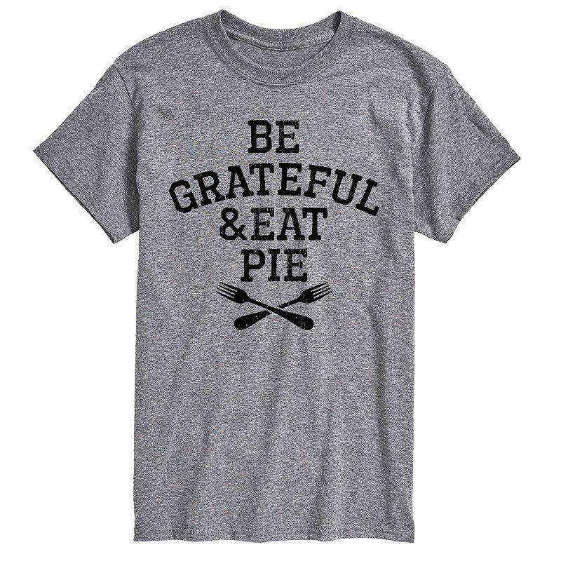 Big & Tall Be Grateful Eat Pie Tee, Men's,  Product Image