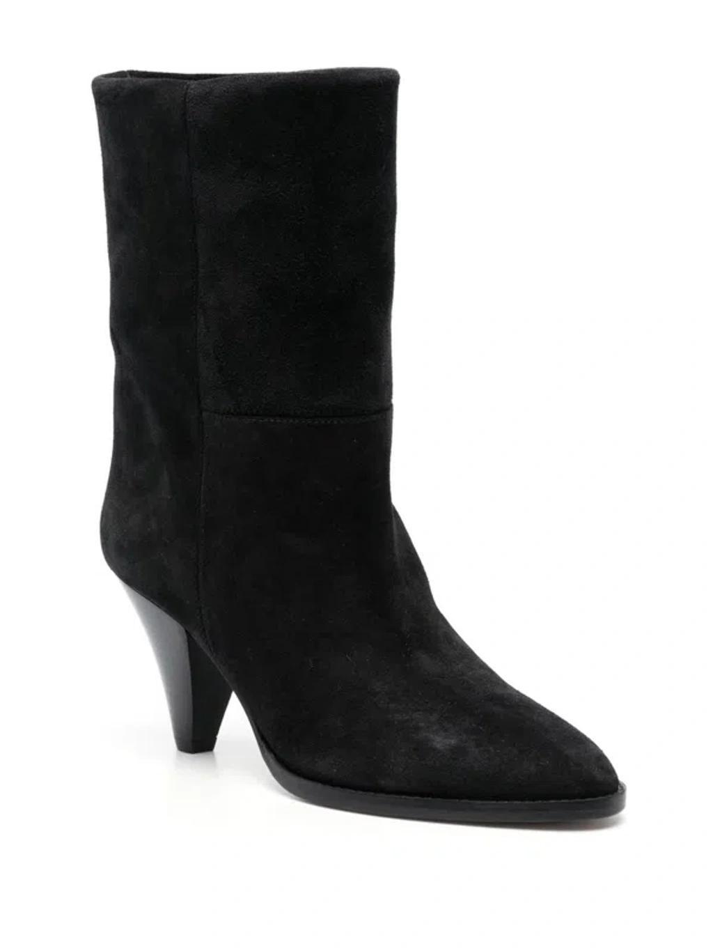 Black 75 Suede Boots Product Image