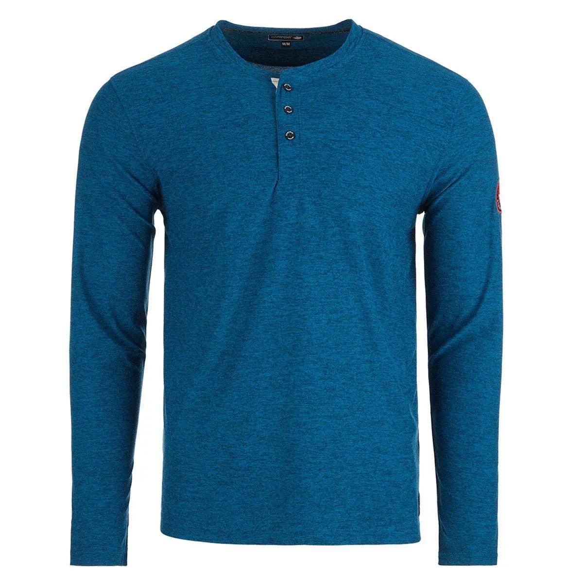 Canada Weather Gear Men's Long Sleeve Two Tone Supreme Soft Henley Product Image