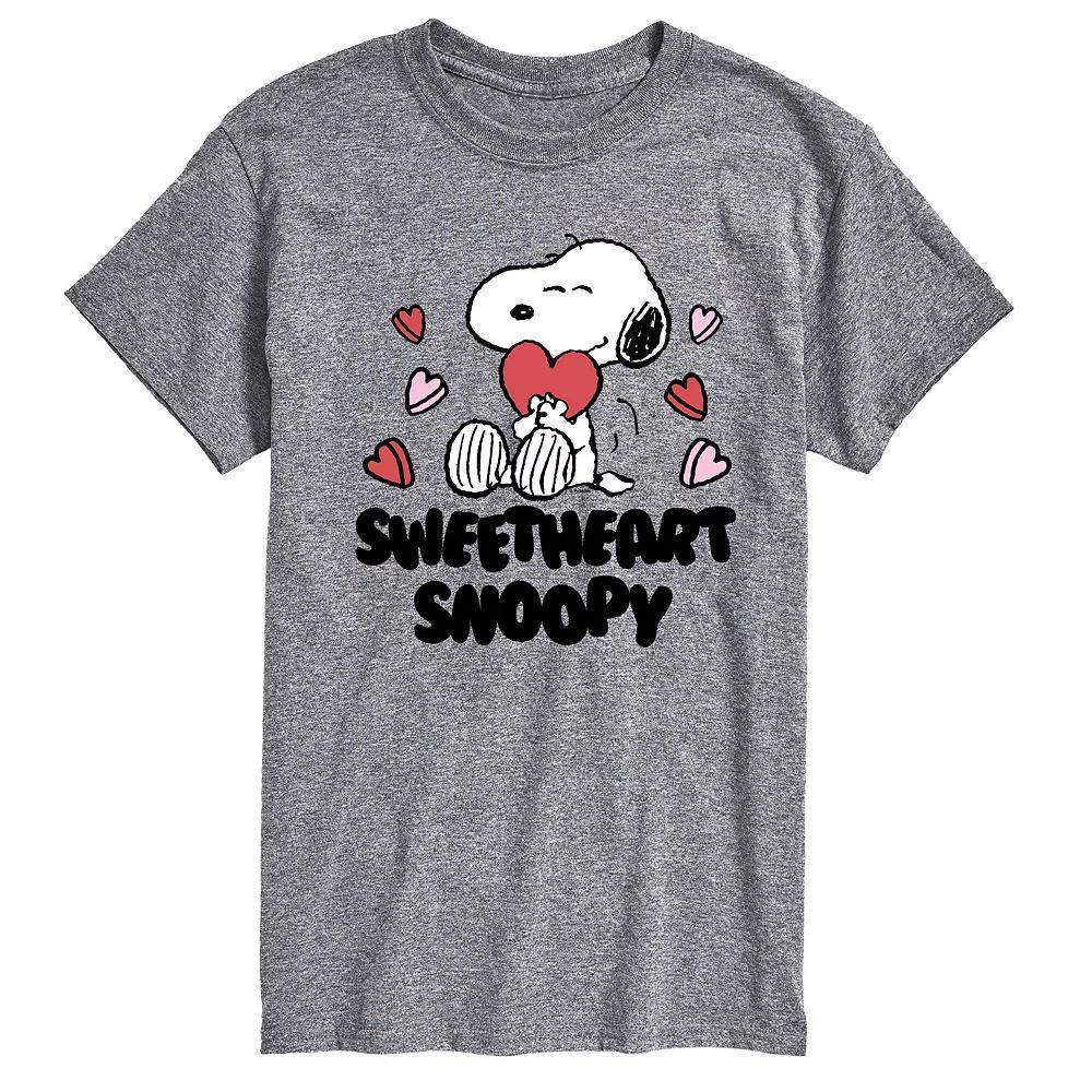 Big & Tall Peanuts Sweetheart Snoopy Graphic Tee, Men's,  Product Image