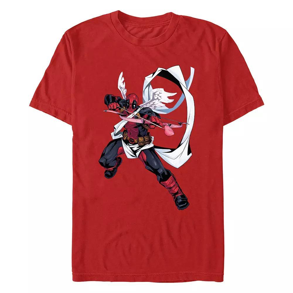 Men's Marvel Deadpool Dressed As Cupid Graphic Tee,  Product Image