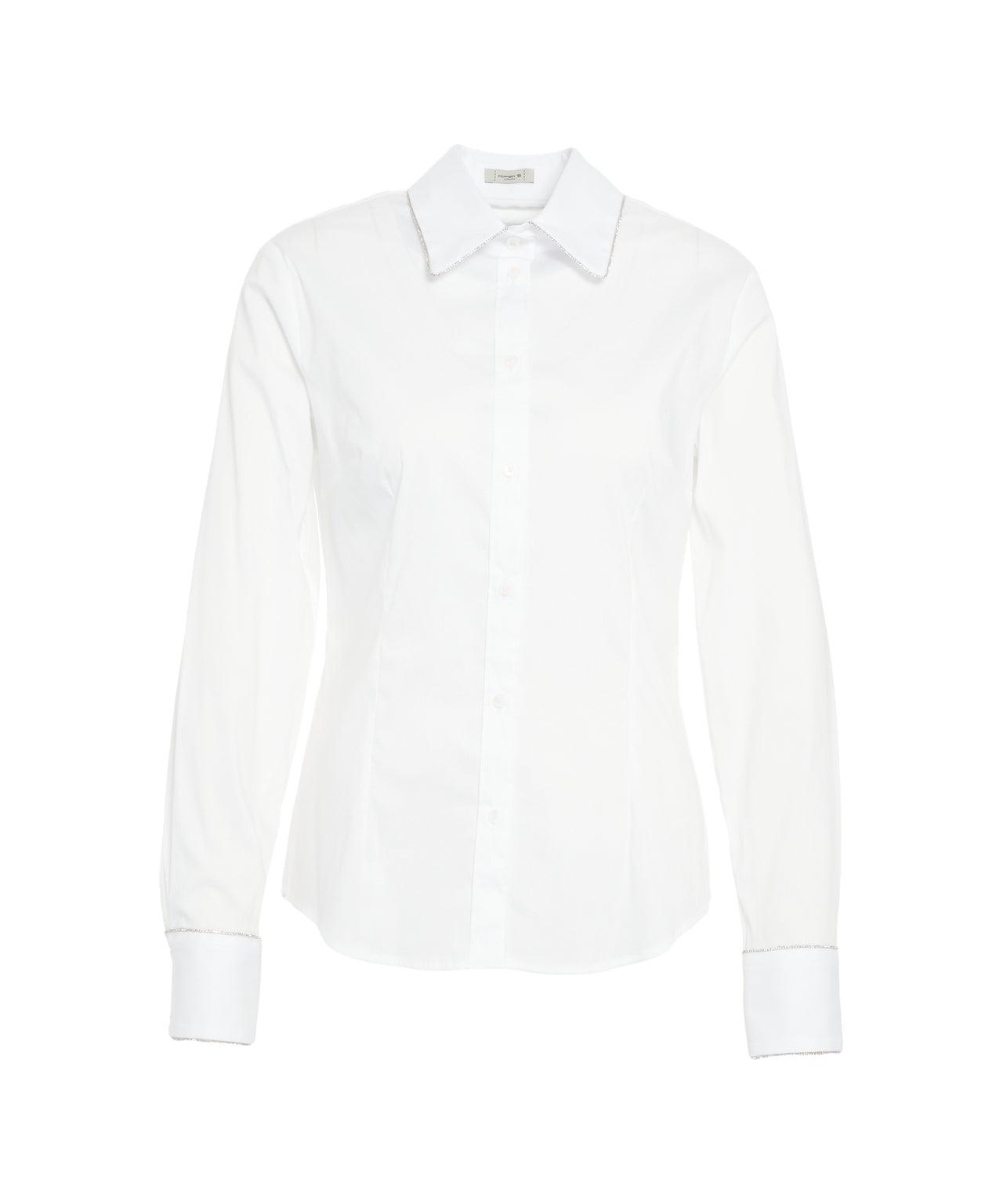 Blouse with rhinestone applique Product Image