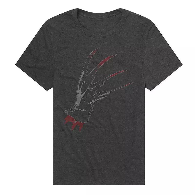Men's A Nightmare on Elm Street Freddy Krueger's Glove Graphic Tee, Size: Small, Grey Product Image