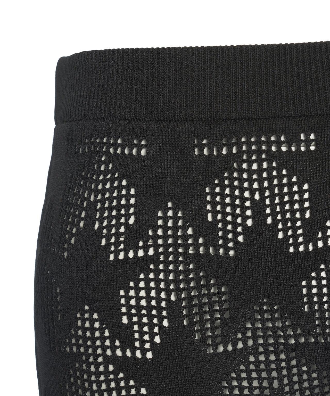 Open knit midi skirt Product Image