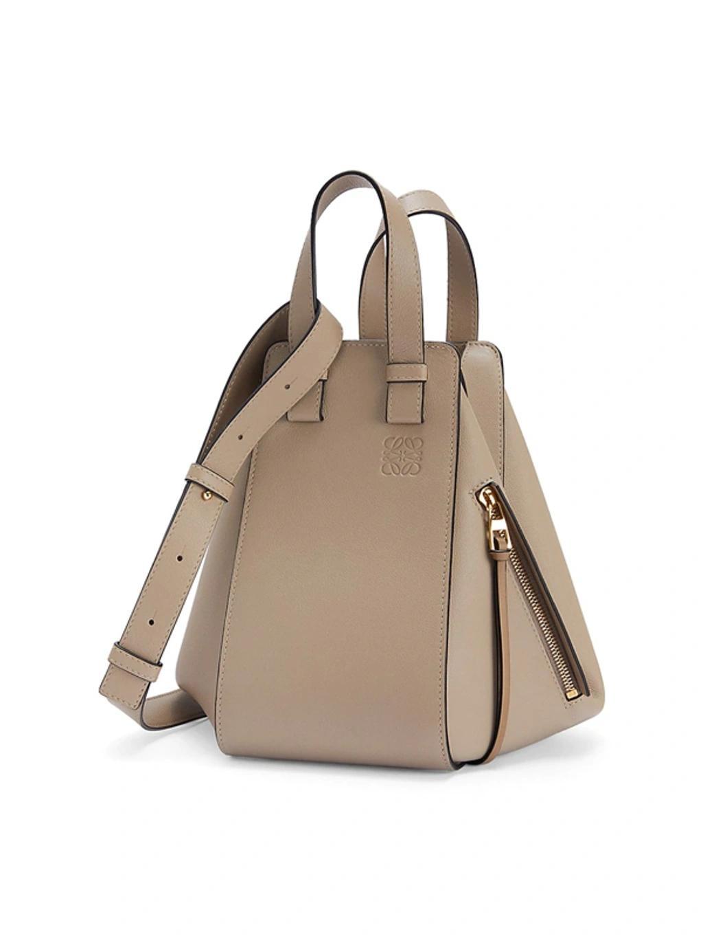 LOEWE Small Hammock Top-handle Bag In Sand Product Image