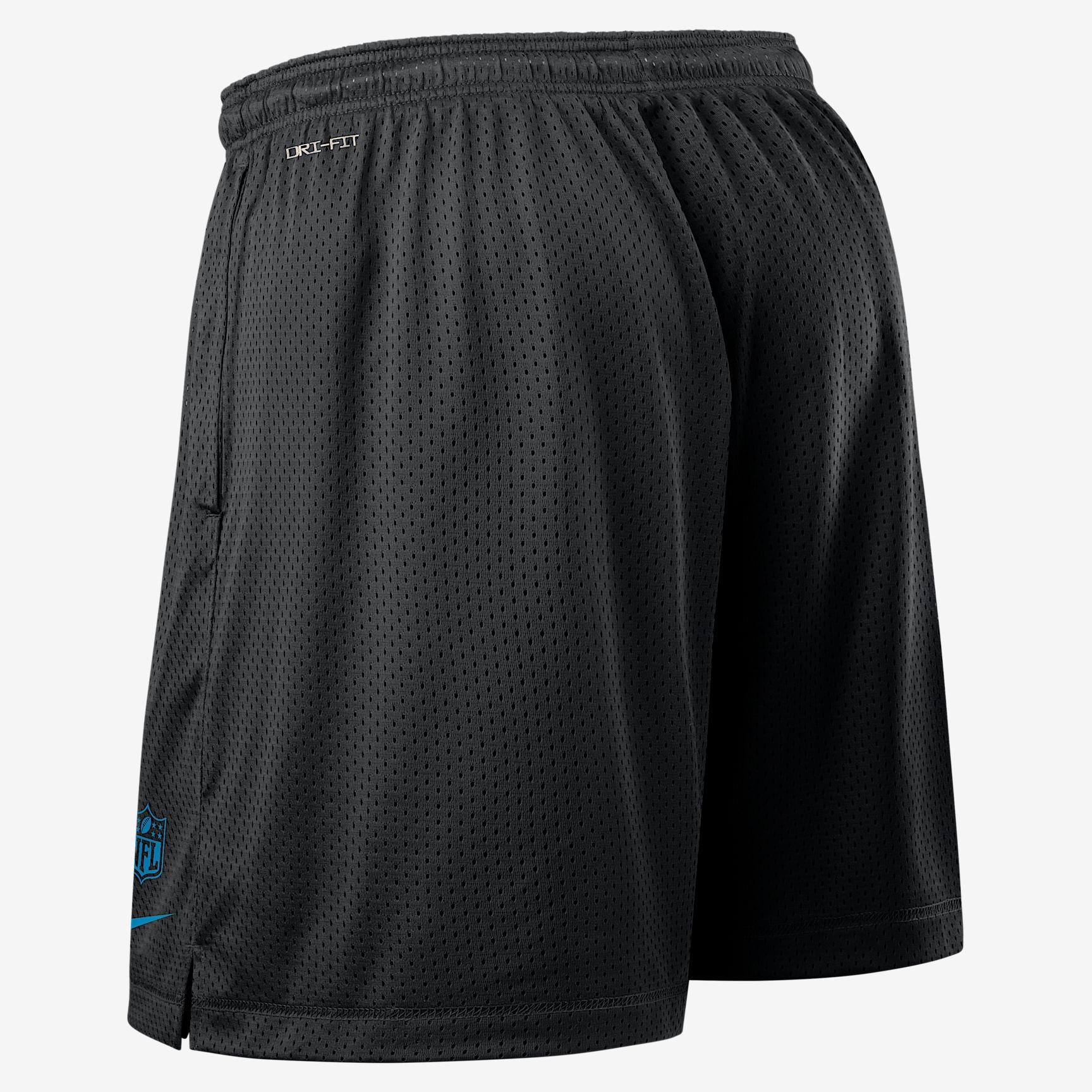 Carolina Panthers Sideline Reversible Mens Nike Mens Dri-FIT NFL Shorts | 03BF096N9D-N9J Product Image
