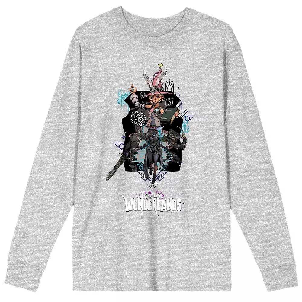 Men's Tiny Tina's Wonderland Long Sleeve Tee, Size: XXL, Grey Product Image