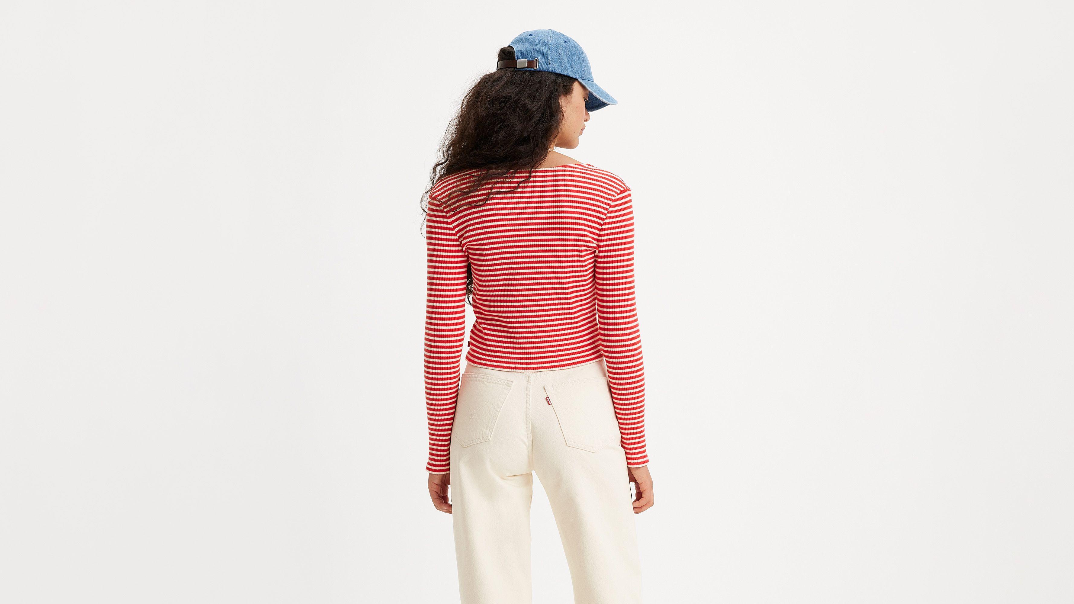 Striped Monica Long Sleeve T-Shirt Product Image