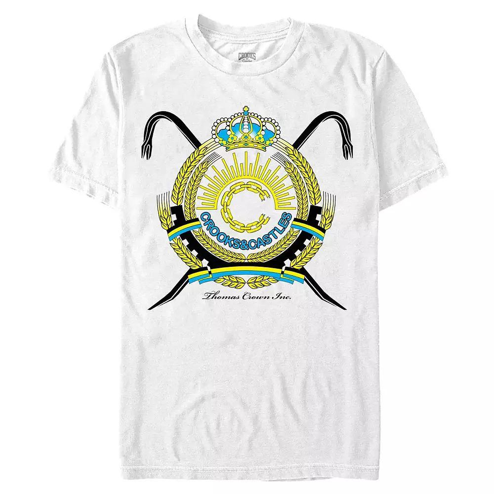 Men's Crooks & Castles Thomas Crown Inc. Coat of Arms  Graphic T-Shirt Product Image