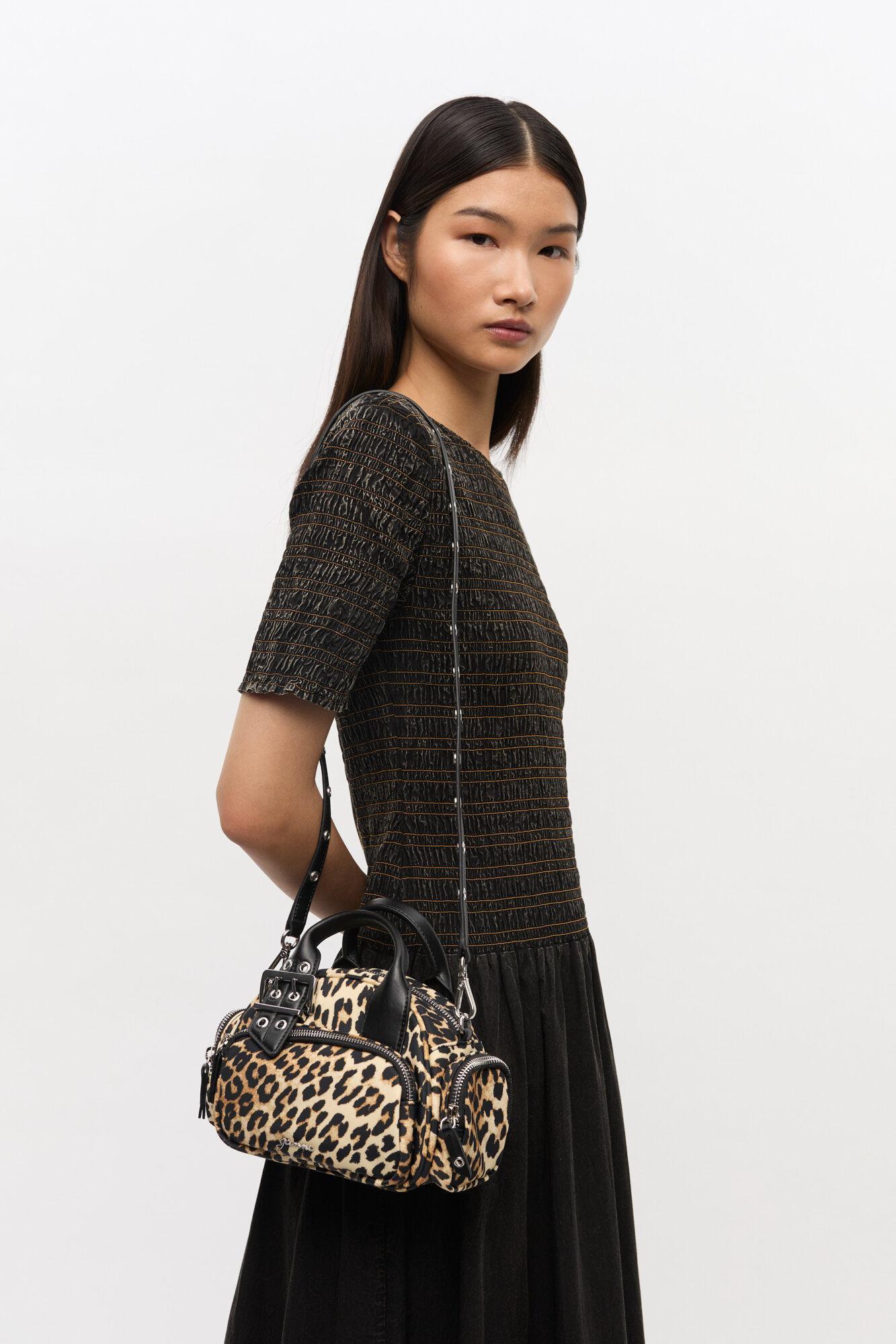 Leopard Mini Polochon Bag Product Image