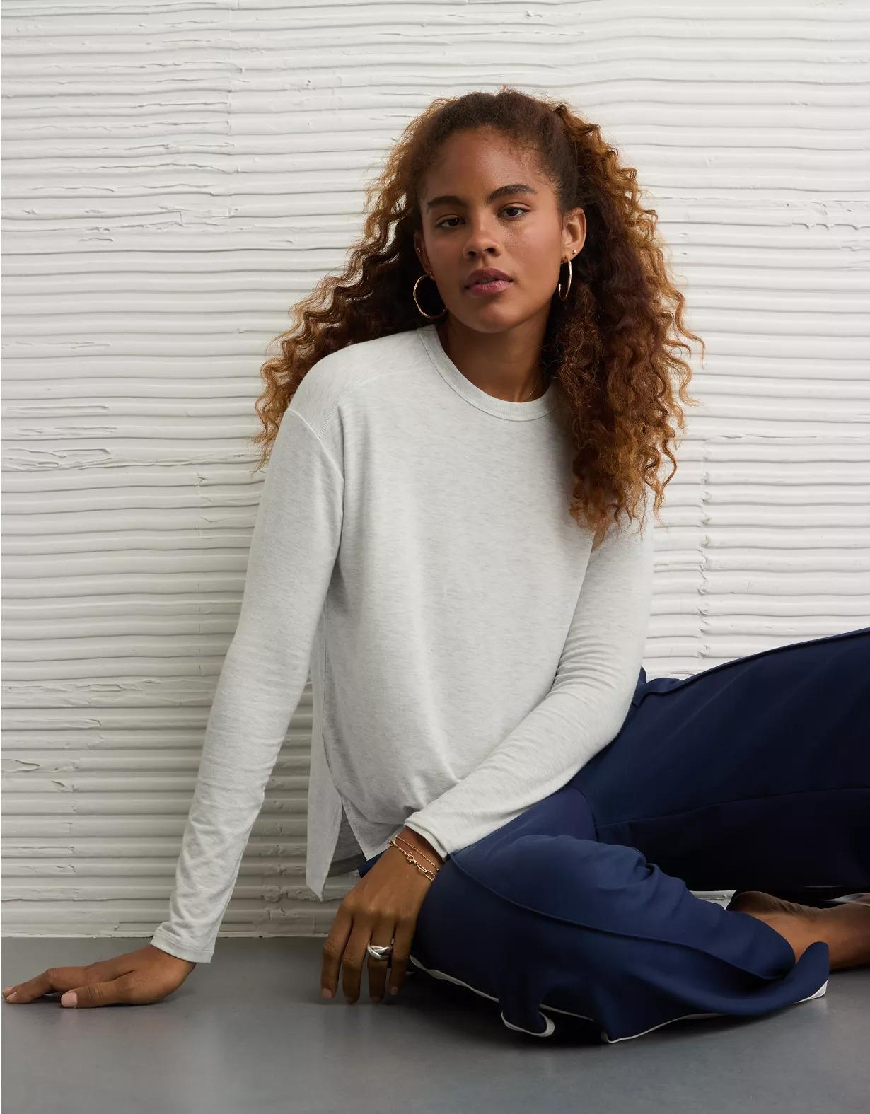 AE Soft & Sexy Long Sleeve T-Shirt Product Image