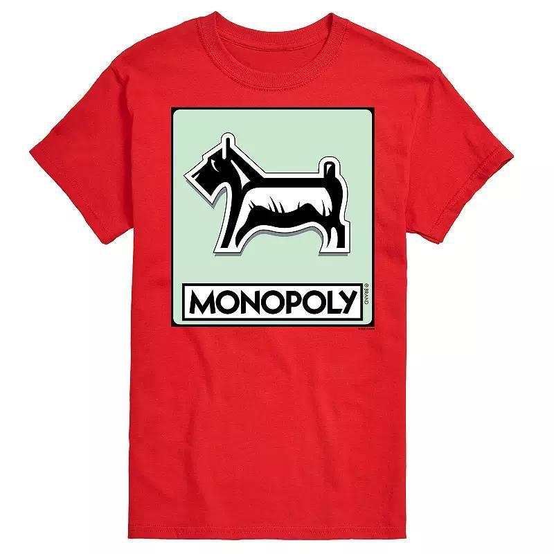 Big & Tall Monopoly Dog Token Graphic Tee, Men's, Size: 5XB, Red Product Image