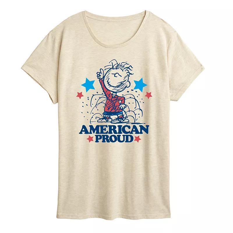Women's Peanuts Pigpen American Proud Graphic Tee,  Product Image