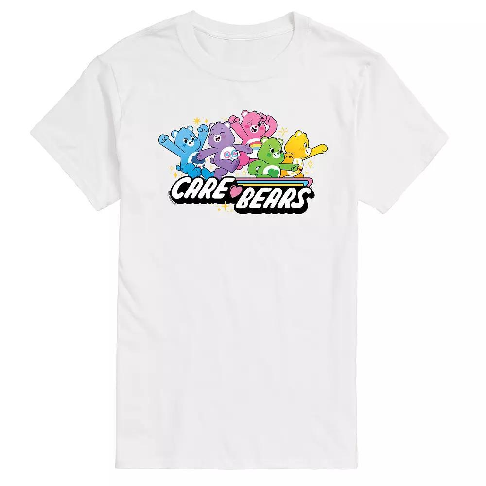 Men's Care Bears Logo Group Graphic Tee, Size: XL, White Product Image