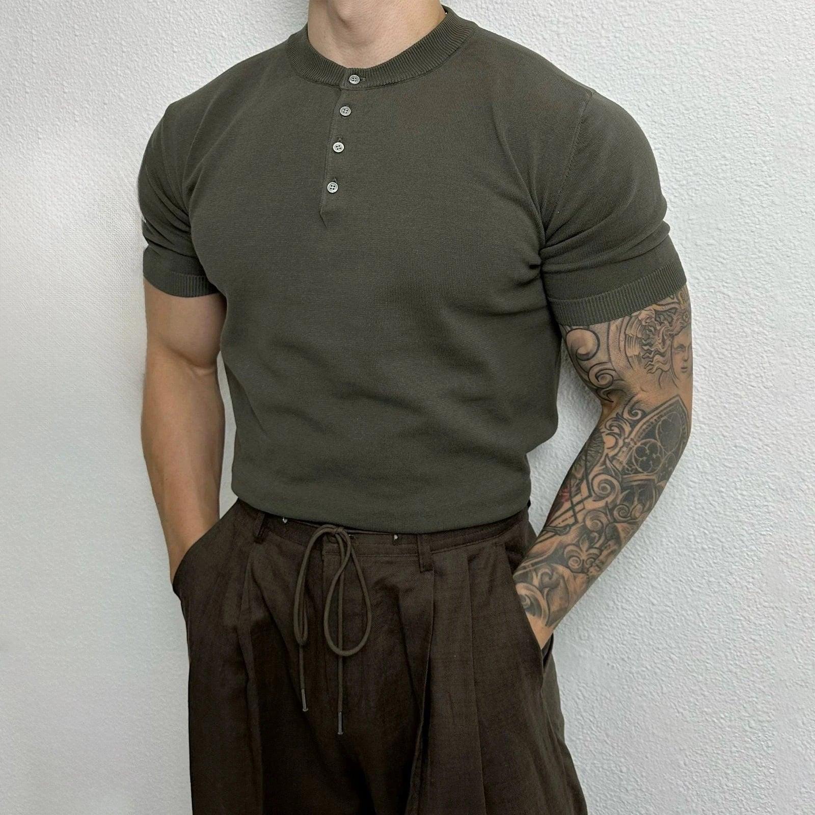 RT No. 19021 HENRY COLLAR SHORT SLEEVE Product Image