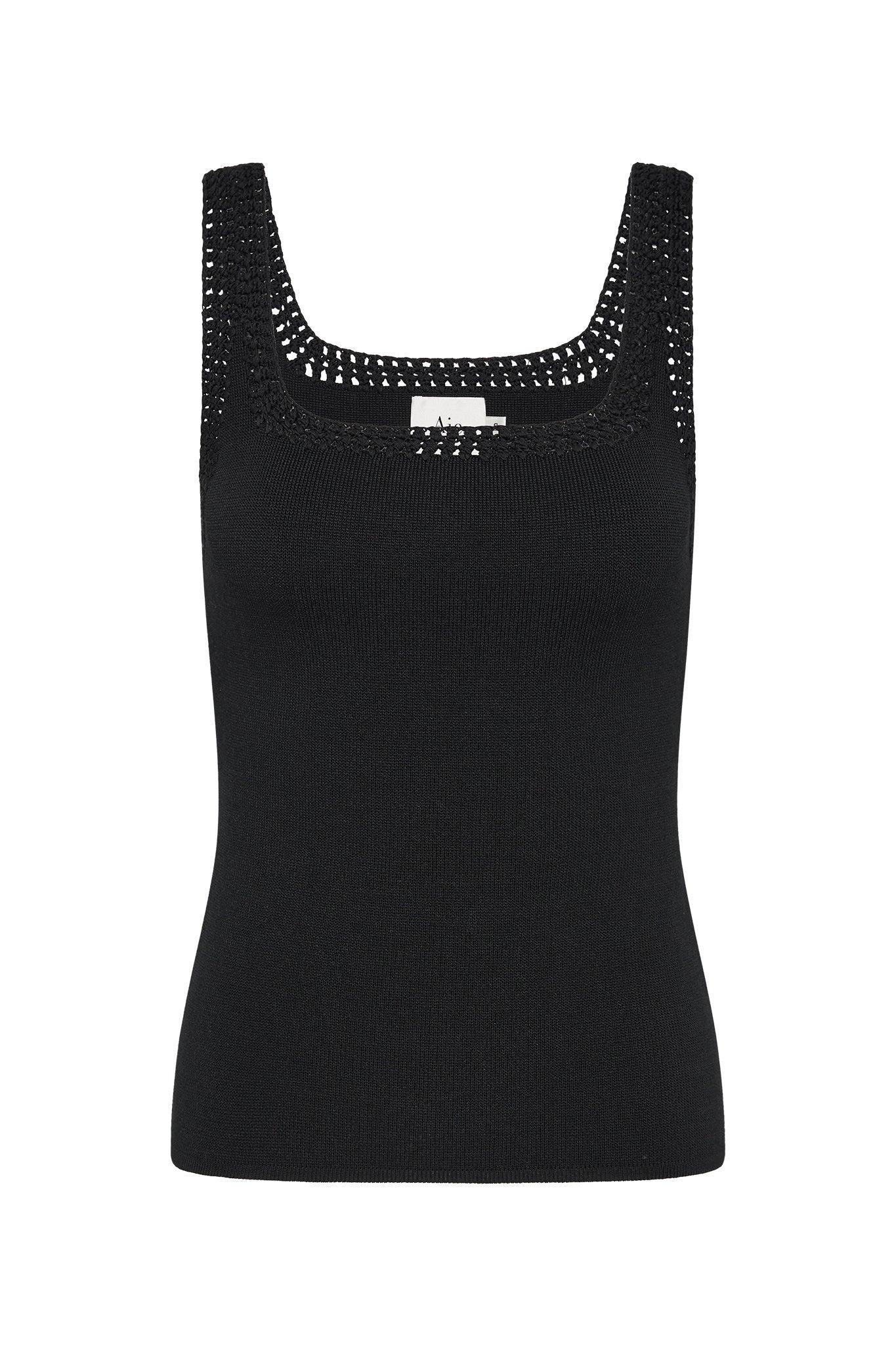 Tazia Crocheted Edge Tank Product Image