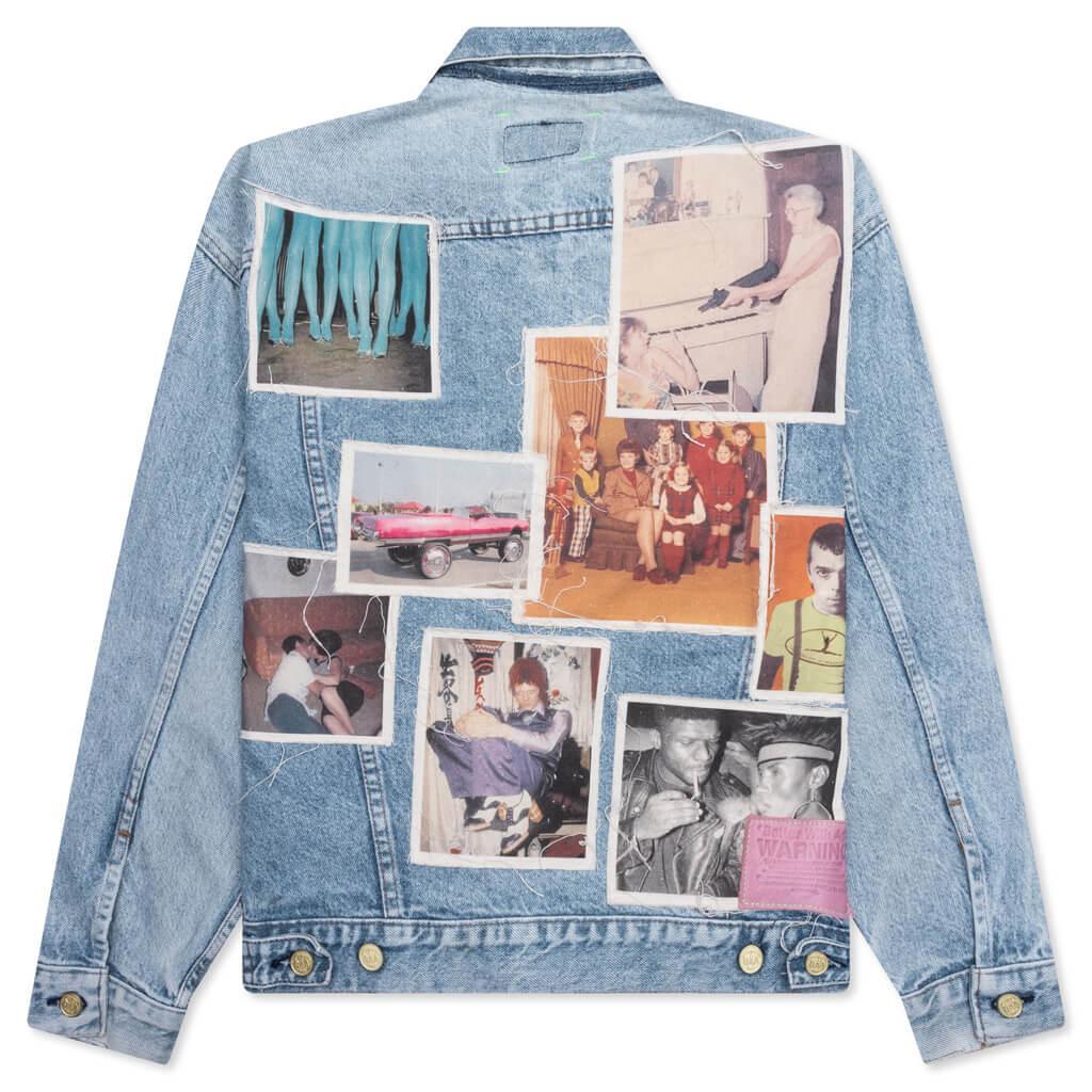 Portrait Denim Jacket - Multi Male Product Image