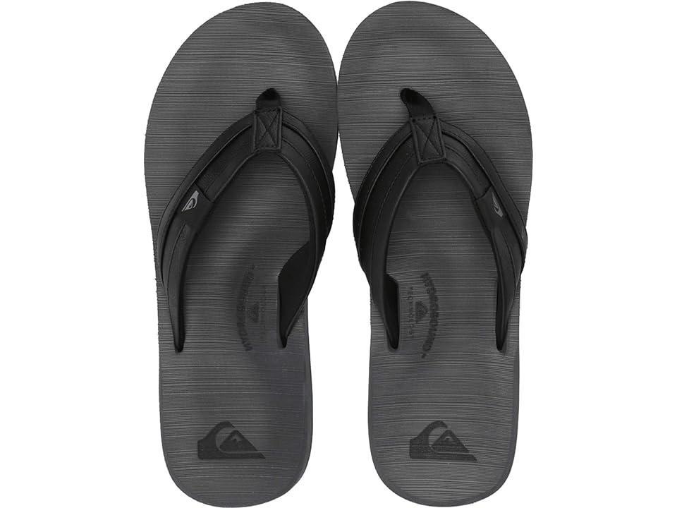 Quiksilver Carver Squish Grey/Black) Men's Sandals Product Image