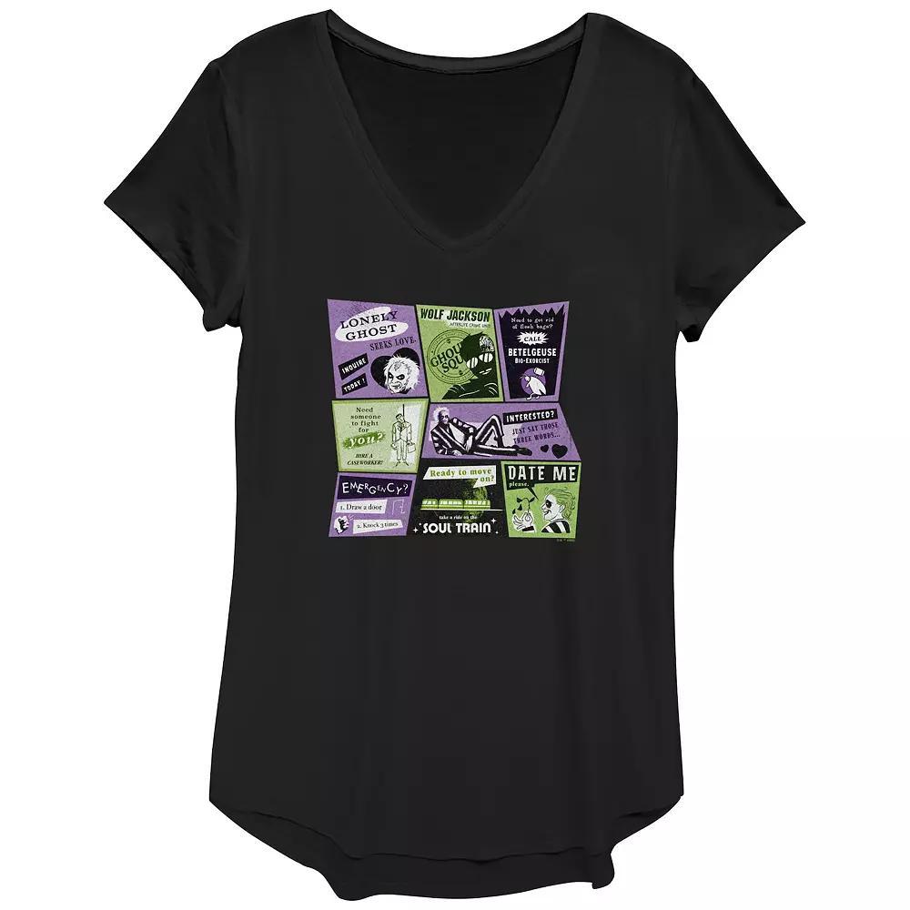 Women's Beetlejuice 2 Classified Ads Graphic Tee,  Product Image