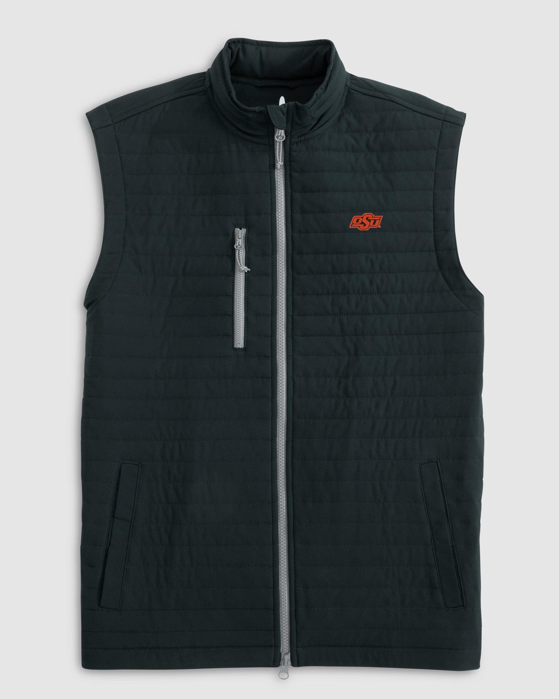 Gonzaga Crosswind Quilted Performance Vest Male Product Image