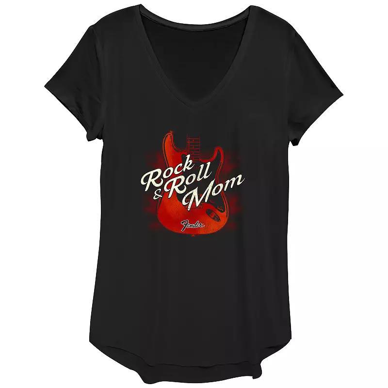 Womens Fender Rock & Roll Mom Graphic Tee Product Image