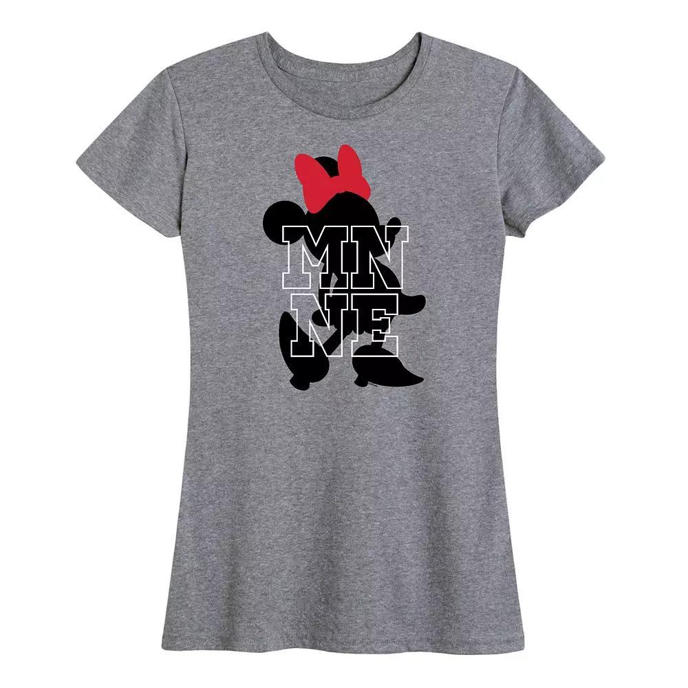 Disney's Minnie Mouse Silhouette Graphic Tee, Women's,  Product Image