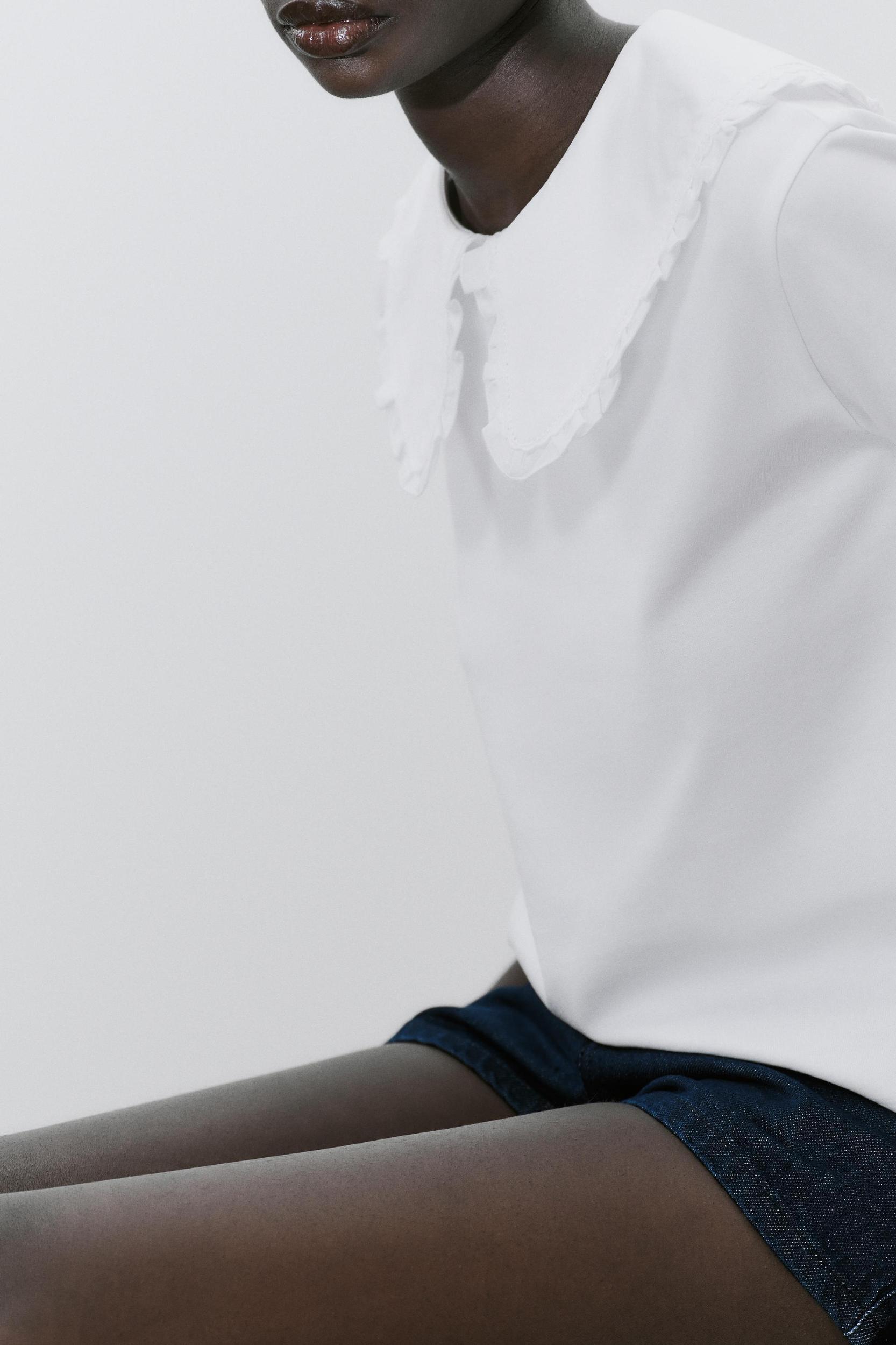 MAXI PETER PAN COLLAR T-SHIRT Product Image