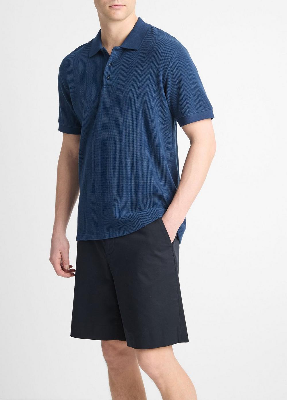 Variegated Pima Cotton Polo Shirt Product Image