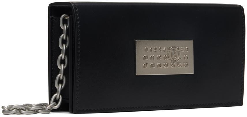 MM6 MAISON MARGIELA Black Numeric Chain Wallet Bag In T8013 Black Product Image