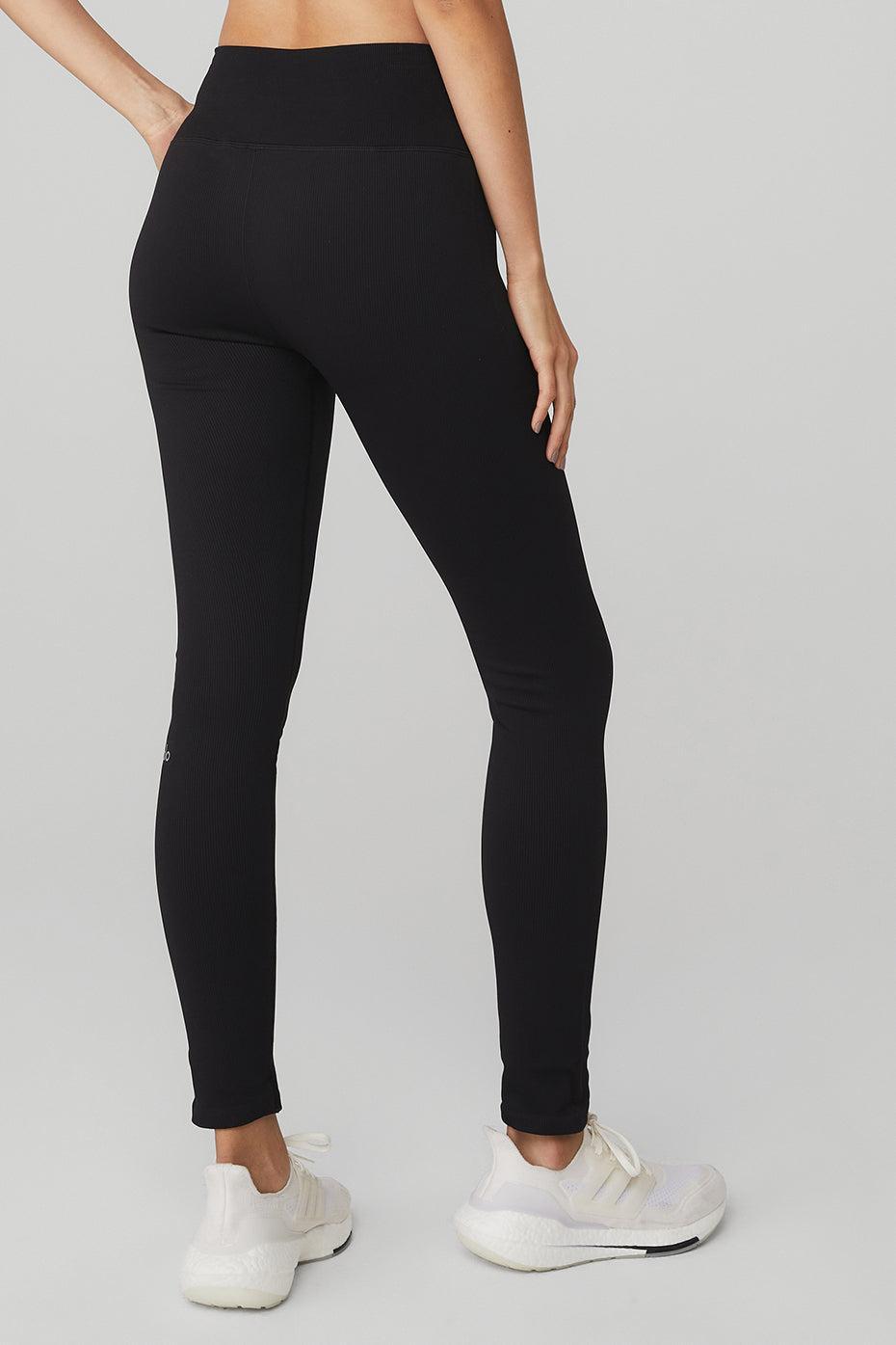 ALO | Seamless High-Waist Ribbed Legging Size: XS Product Image