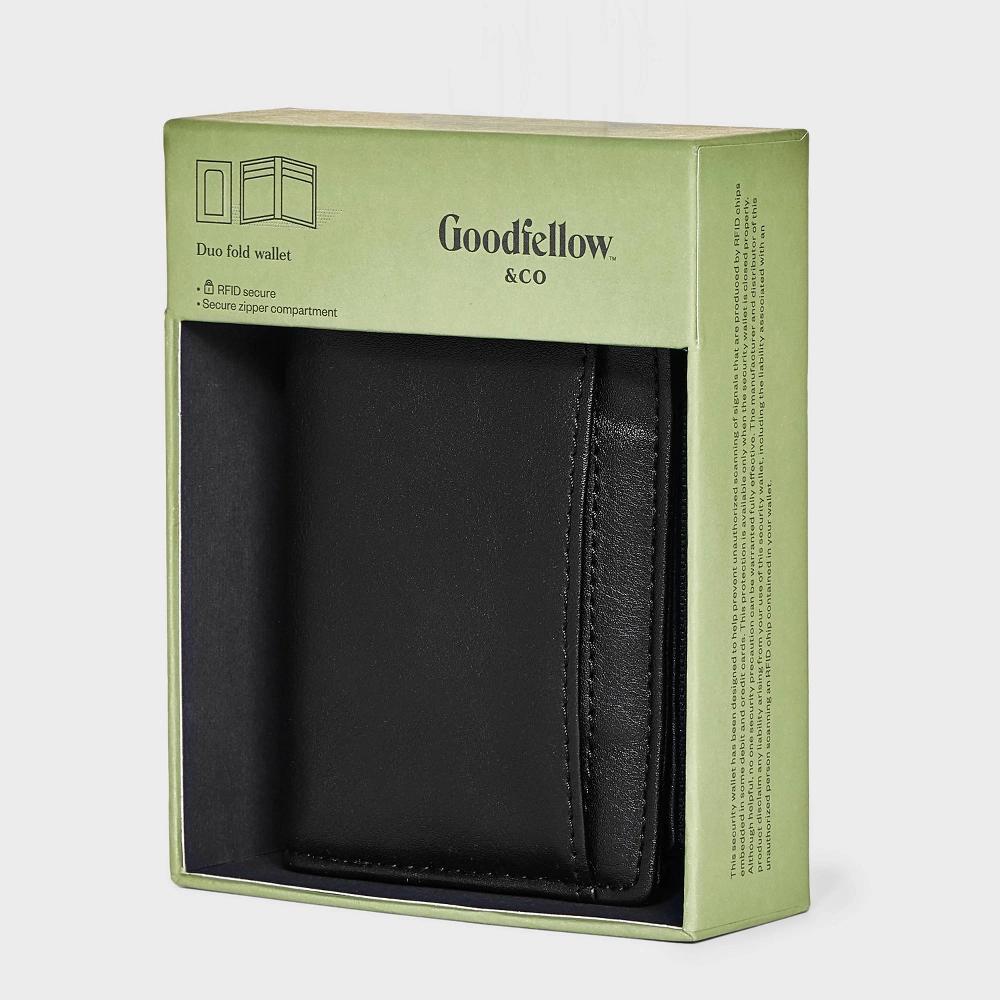 Mens RFID Magnetic Duo Fold with Zip Wallet - Goodfellow & Co Product Image