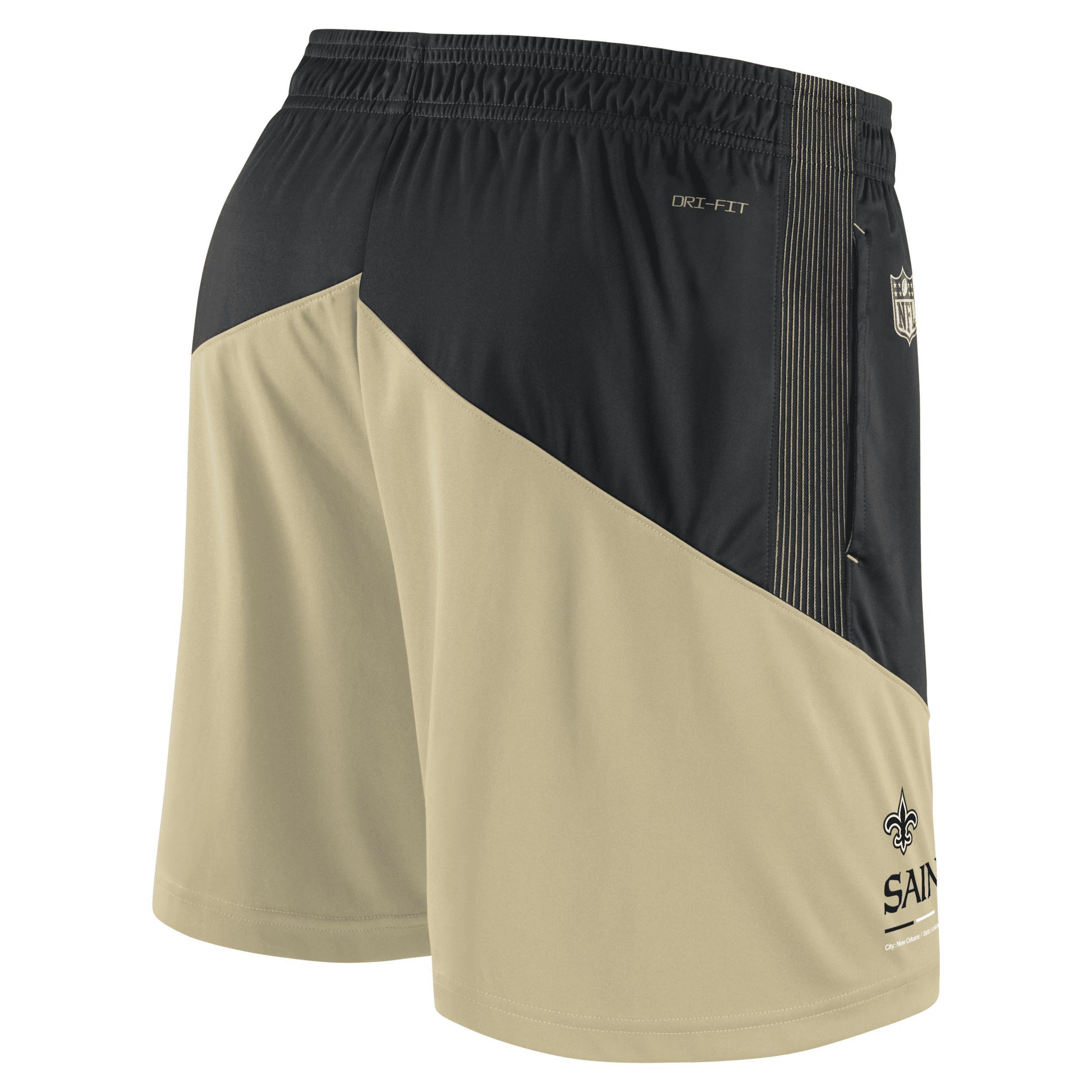 Mens Nike Black Las Vegas Raiders Sideline Primary Lockup Performance Shorts - Black Product Image