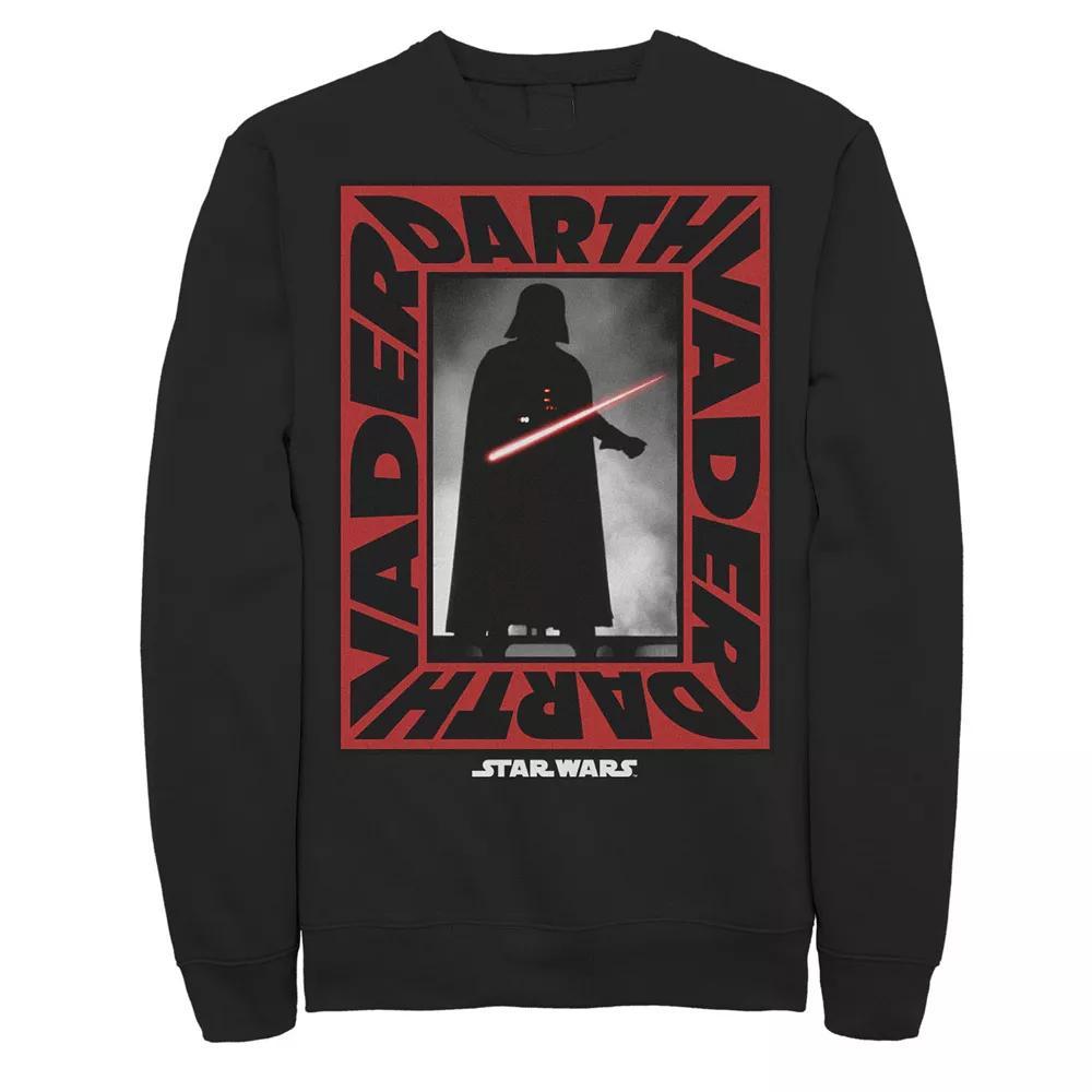 Men's Star Wars Darth Vader Text Box Up Sweatshirt,  Product Image