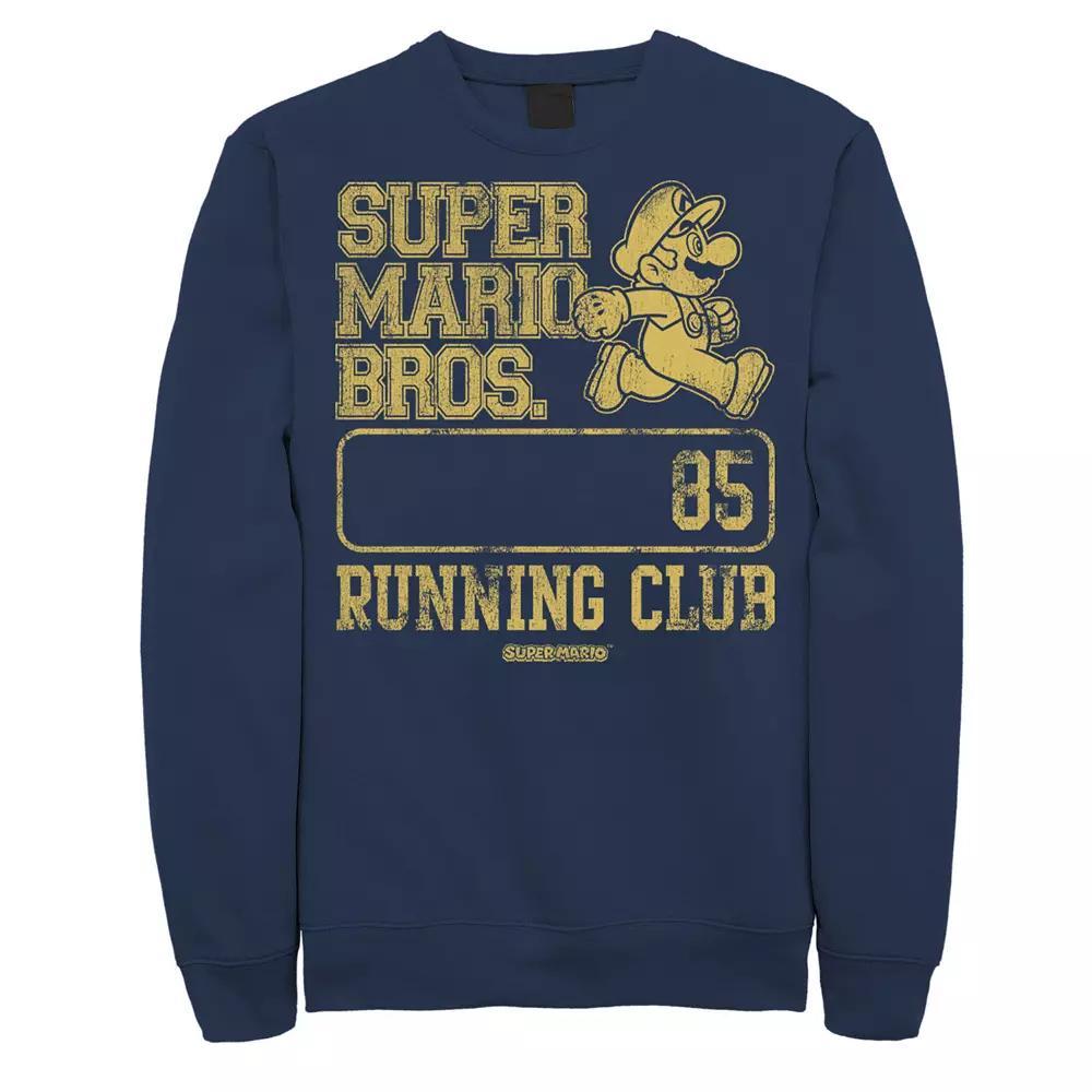 Men's Super Mario Bros. Running Club '85 Sweatshirt,  Product Image