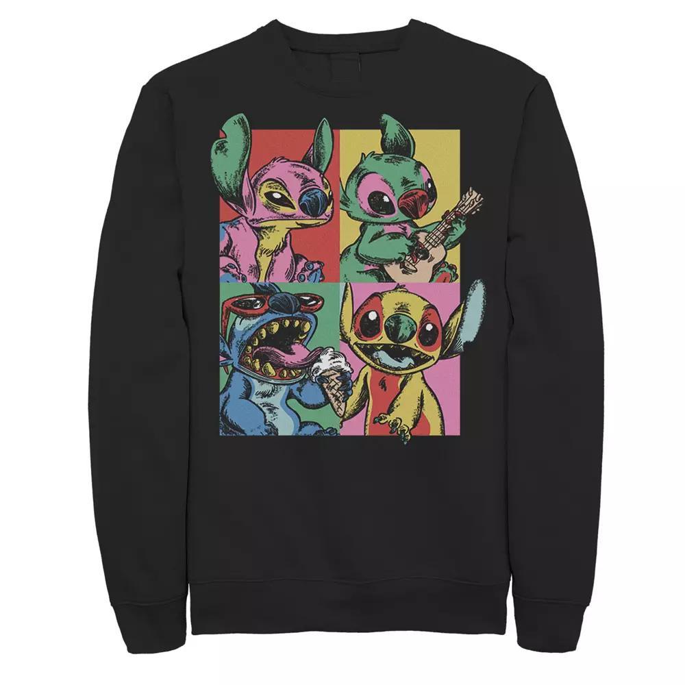 Disney's Lilo And Stitch Grunge Stitch Boxed Up Men's Sweatshirt,  Product Image