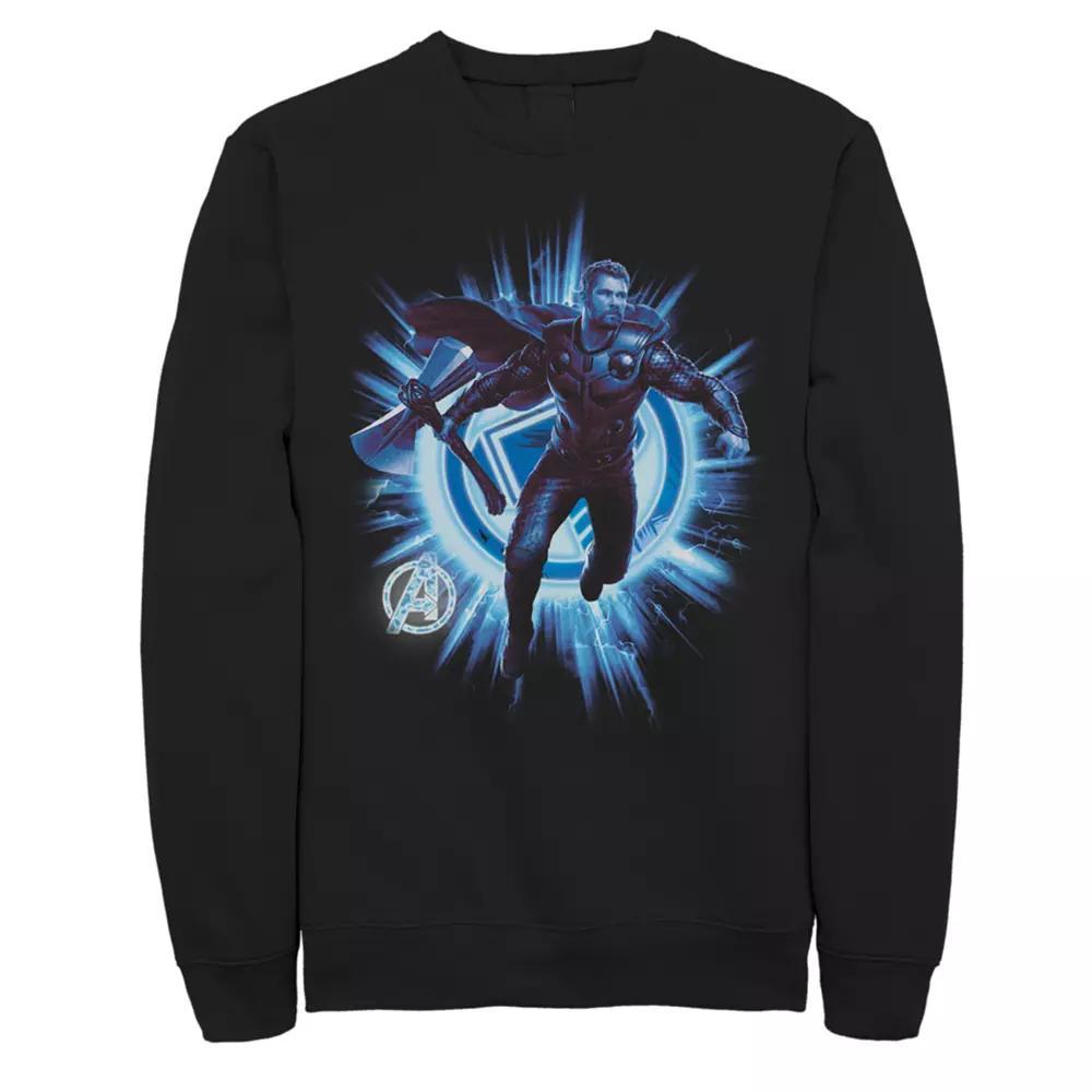 Men's Marvel Avengers Endgame Thor Lightning Fleece Top,  Product Image